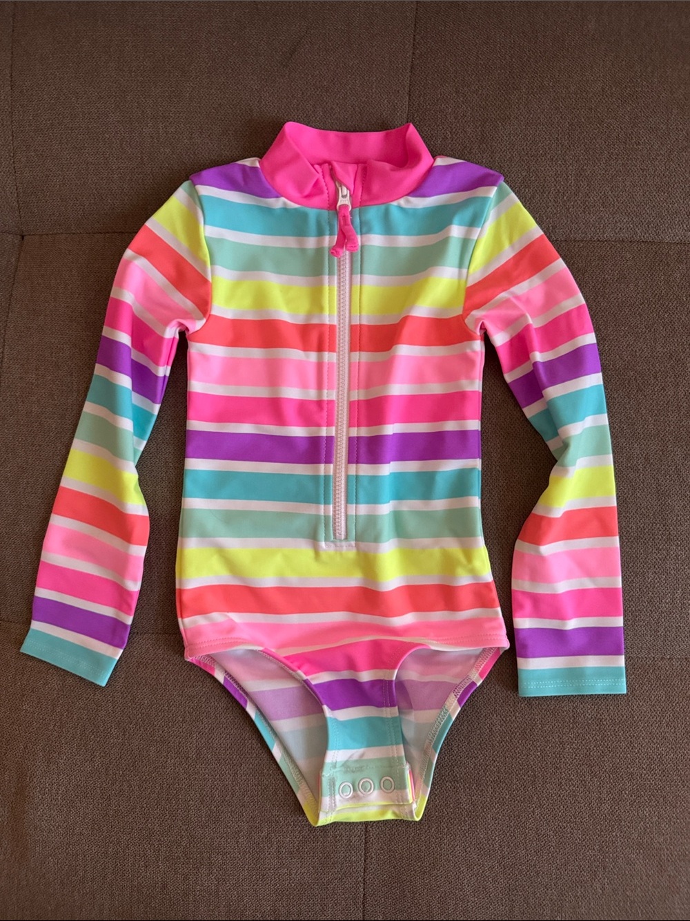 The Children’s Place Toddler Girls Rashguard Swimsuit